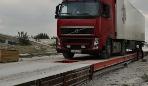 Поосные транспортные  весы 60 тонн 18 метров для АО «Новокаолиновый ГОК»